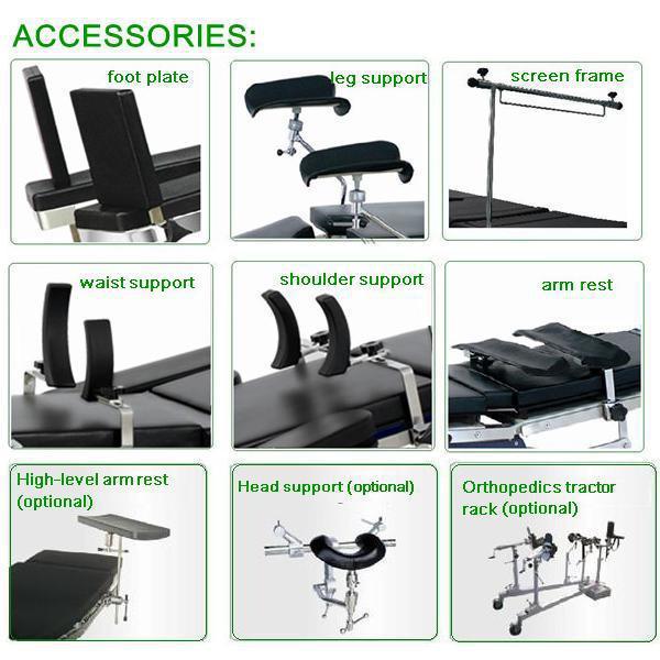 Ysot-3008c Hydraulic Operation Surgical Equipment Operating Table