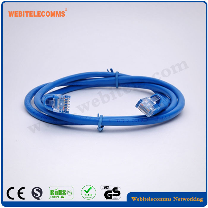 UTP Cat 5e Patch Cord Cu or CCA Material Network Patch Cord