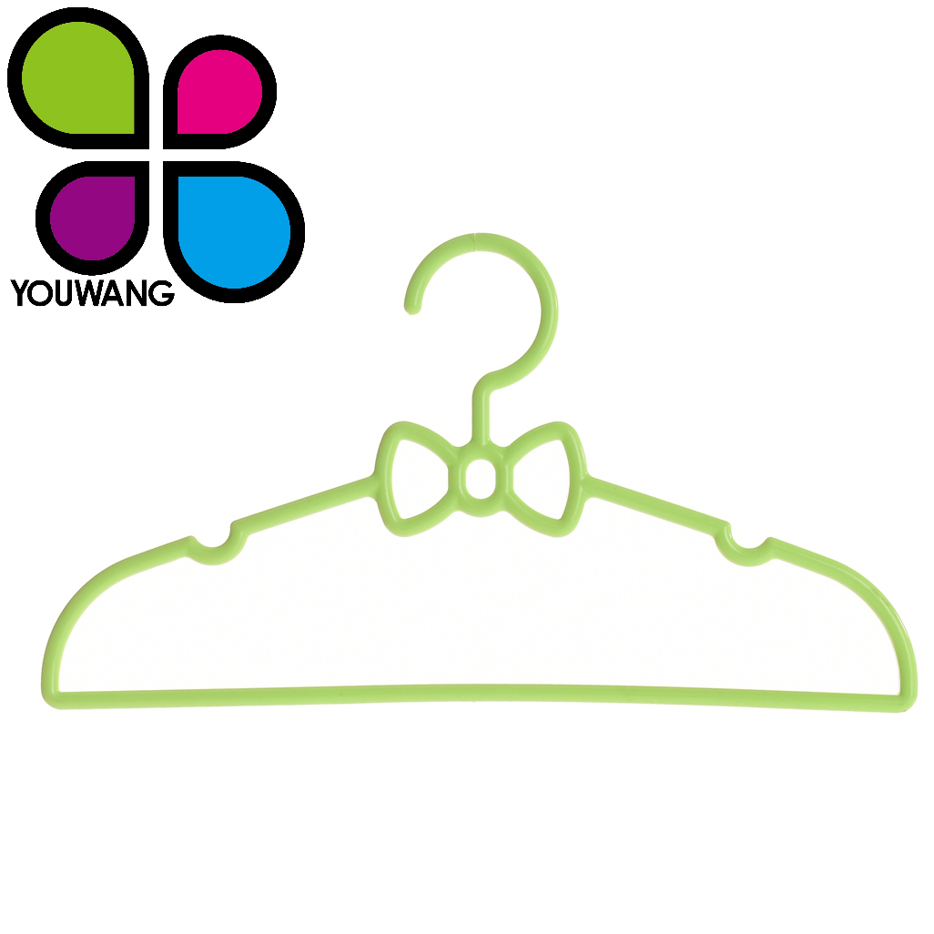 Bowknot Design Hanger Cheap Plastic Hanger for Children/Kids