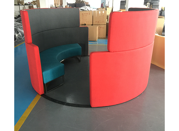 High Quality Customized Booth Seating with Fabric Cover Perfect for Home Use