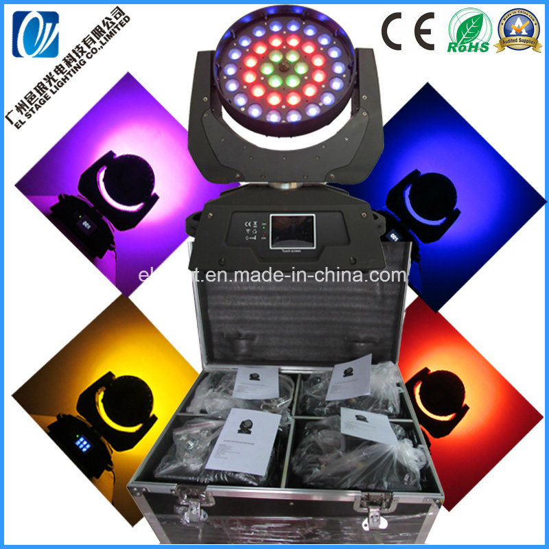 Hot Sales 36X18W 4in1 5in1 6in1 7in1 Zooming RGBW a UV Wash LED Moving Head Light Best Price