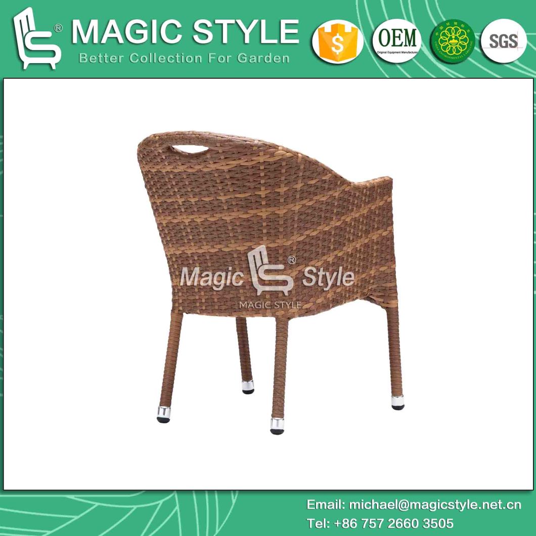 Patio Dining Set with Cushion Outdoor Dining Chair Garden Coffee Table Rattan Wicker Chair Club Wicker Chair (Angus dining set) Furniture