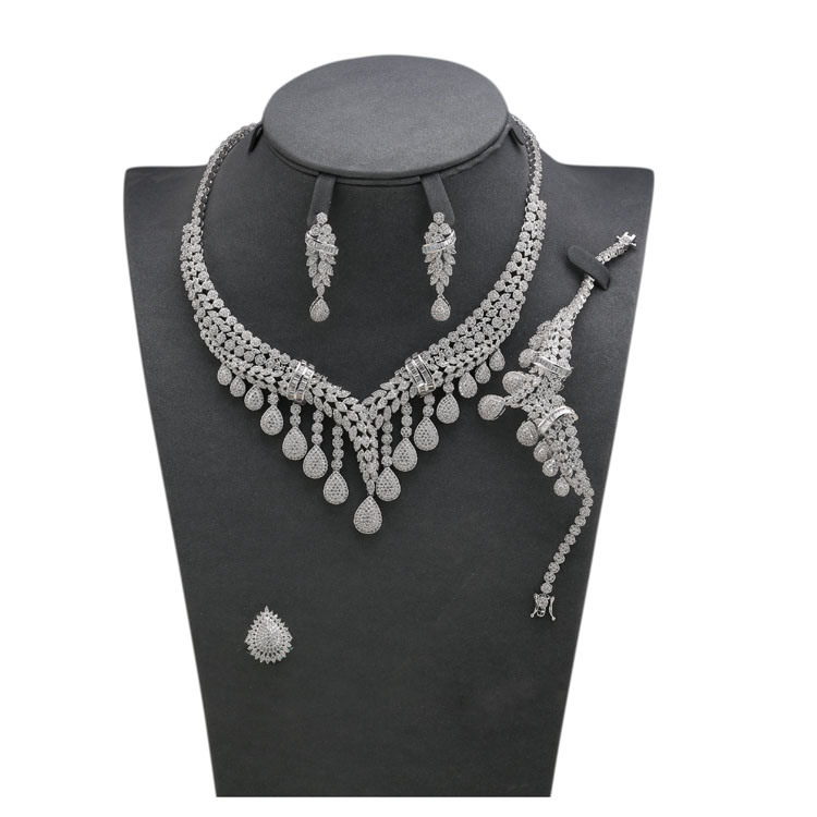 B16658 Hotsale 2017 Indian Jewellery Brass Victorian Costume Jewelry Sets