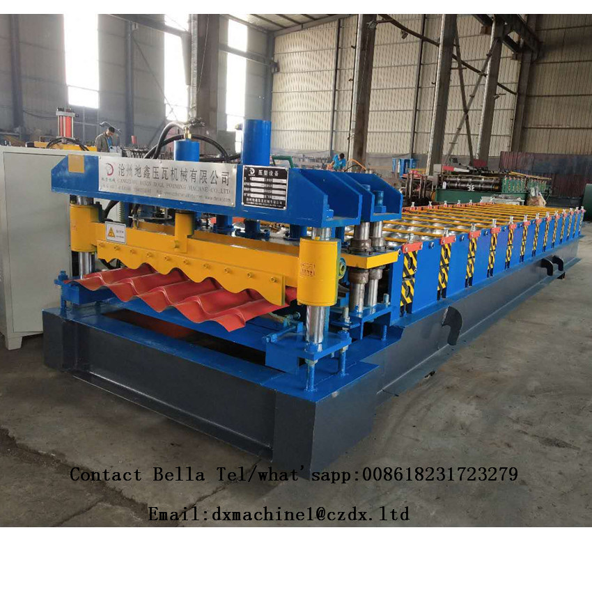 Galvanized Roof Glazed Tile Roll Forming Machine for Sales