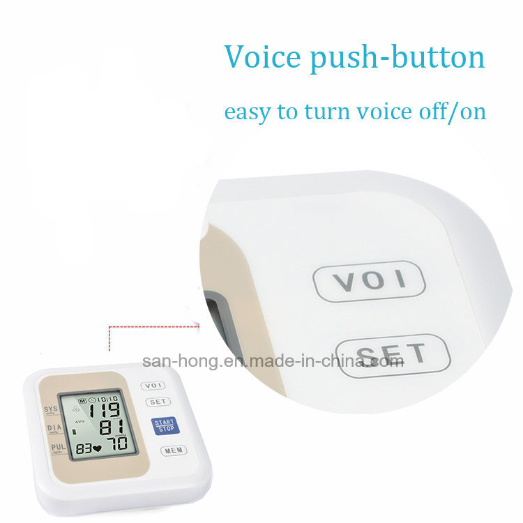 LCD Display Digital Wireless Arm Blood Pressure Detector