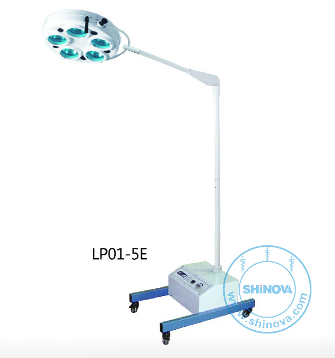 Veterinary Emergency Cold Light Operating Lamp (on stand) (LP01-5E)