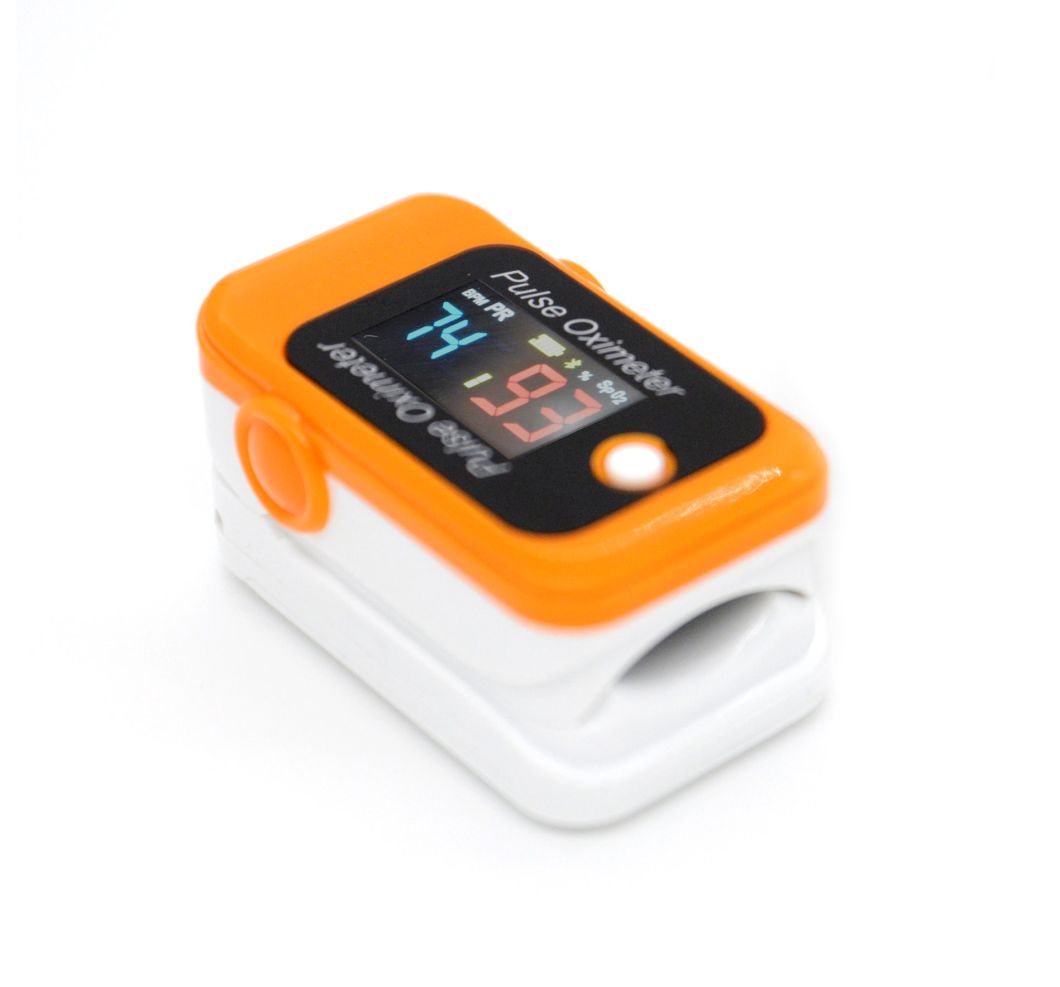 LCD Display Finger Pulse Oximeter with Bluetooth Function