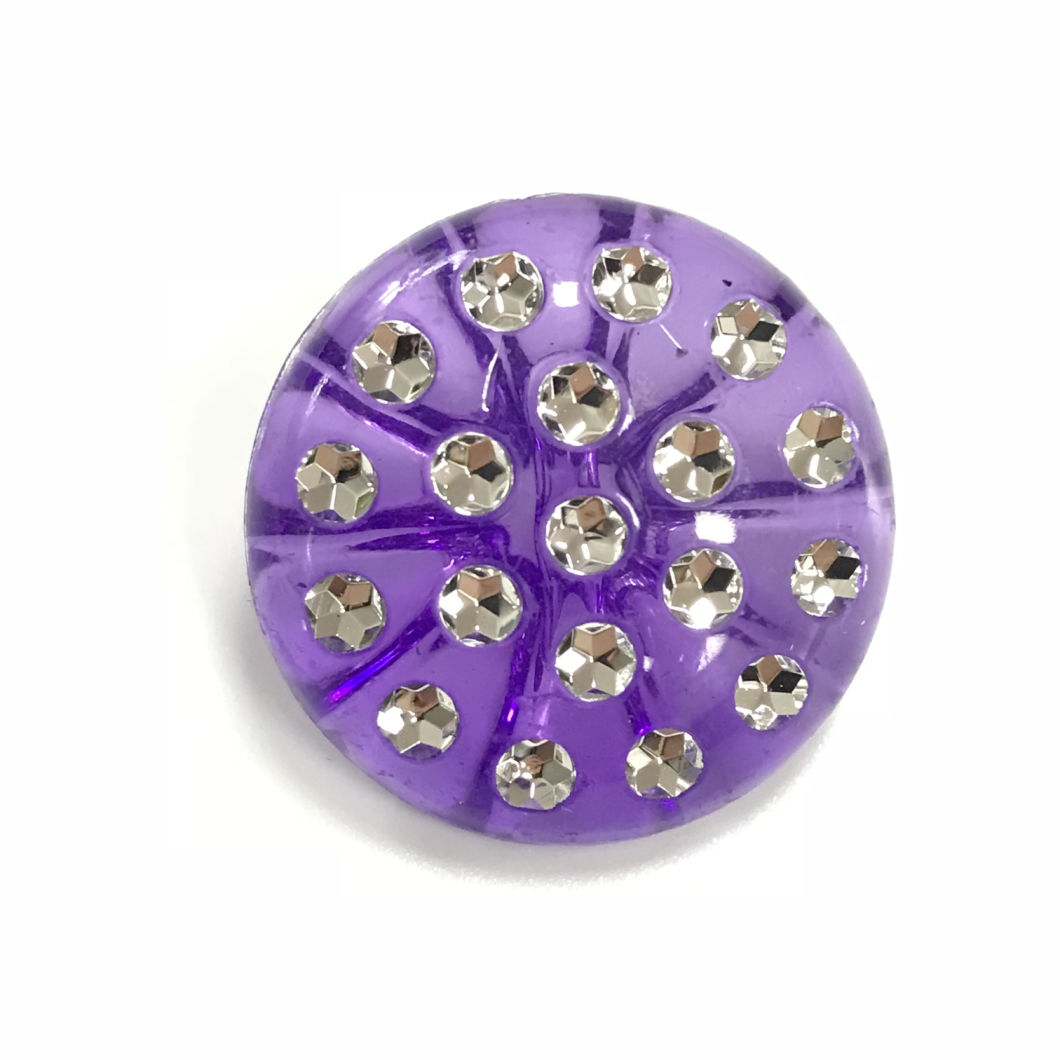 Candy Colored Acrylic Crystal Buttons