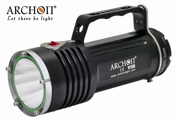 Archon 2200 Lumens Rechargeable Buit-in Battery Diving Torch with CREE LED