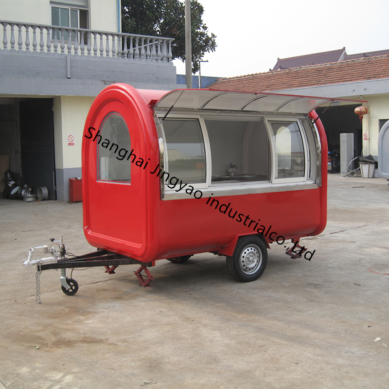 Street Mobile Food Kiosk/Hot Dog Grill Trailer/Fast Food Kitchen Van