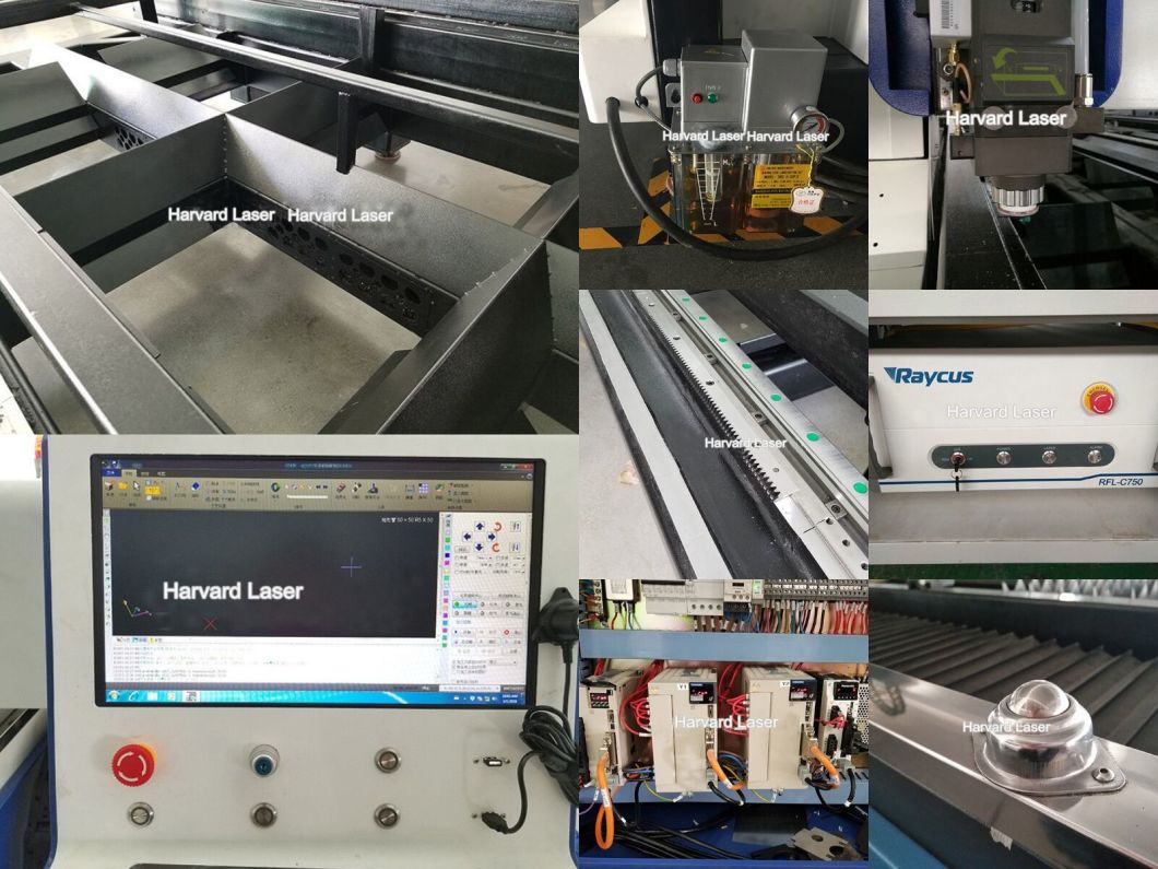 500W/1000W 3015 Fiber Laser Cutting Machine with Exchange Working Table