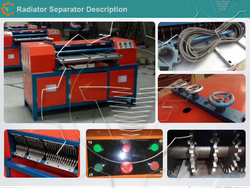 Automatic Air Conditioner Radiator Recycling Plant