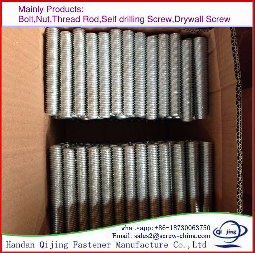 Carbon Steel Q235 ASTM Acme Zinc Plated Threaded Rod