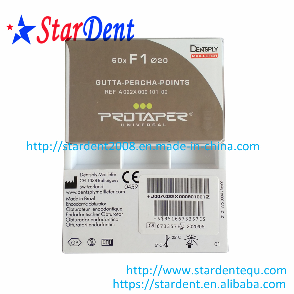 Dentsply Maillefer Protaper Gutta Percha Points F1-F5 60 PCS/Box