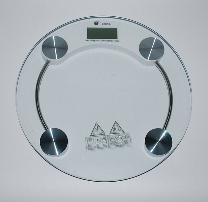 Glass Digital Bathroom Electronic Weighing Scale