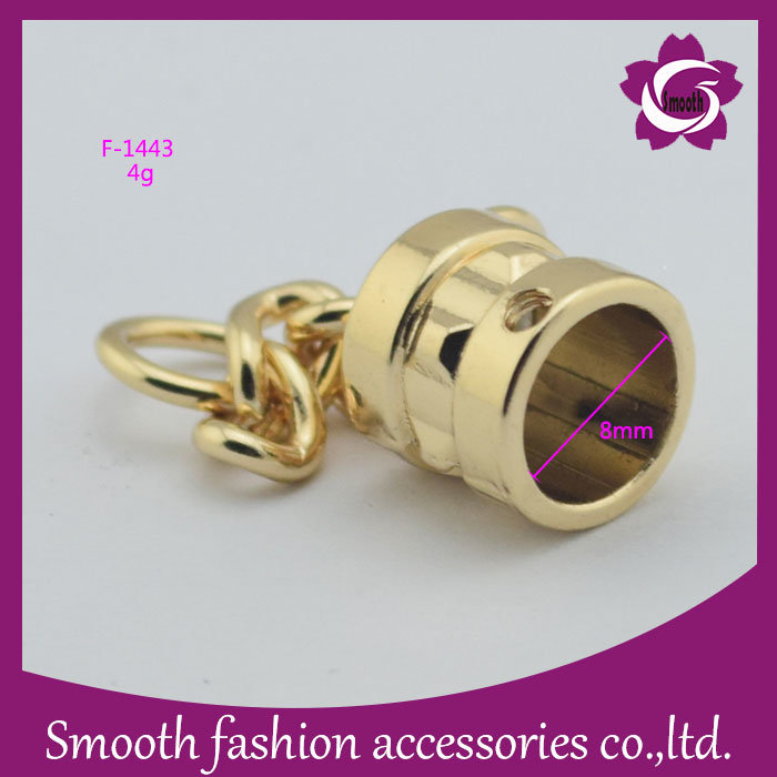 Metal Zinc Alloy Drawstring Stopper Button Cord End Stainless Steel