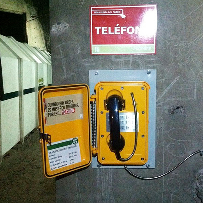 Metal Keypad Phone Industrial Explosion-Proof Telephone Tunnel Telephone