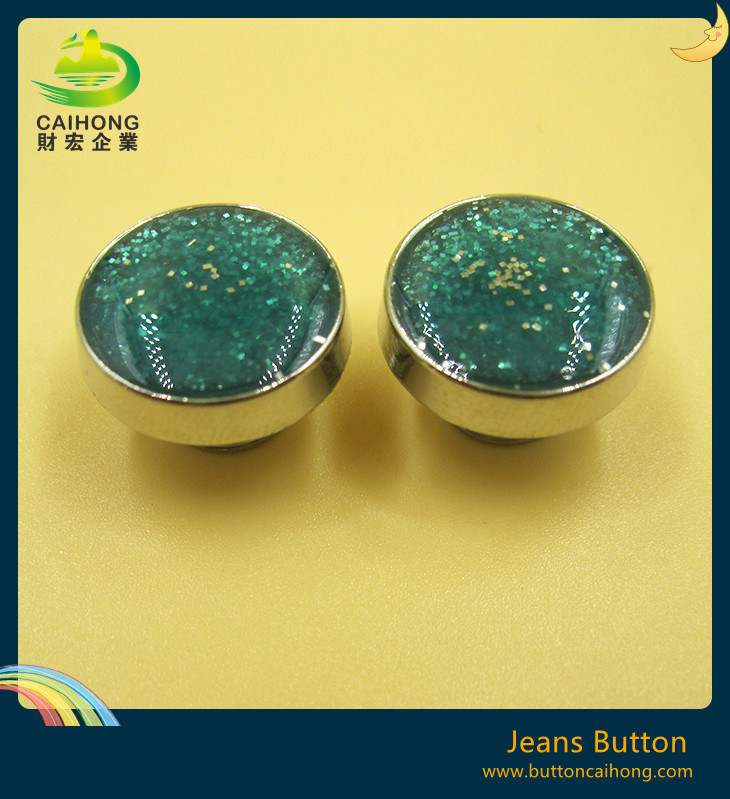 Jeans Alloy Button with Drop Glue Technology