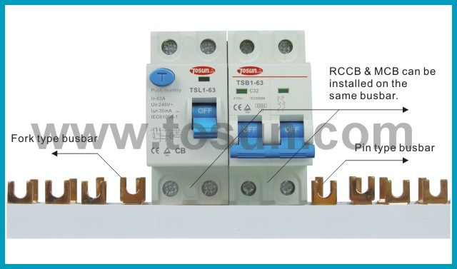 Patented Residual Current Circuit Breaker with CB TUV CE Certificates