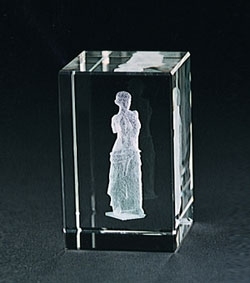 6*6*6 Cm 3D Crystal Cube Photo Frame Use (Jd-Cl-104)