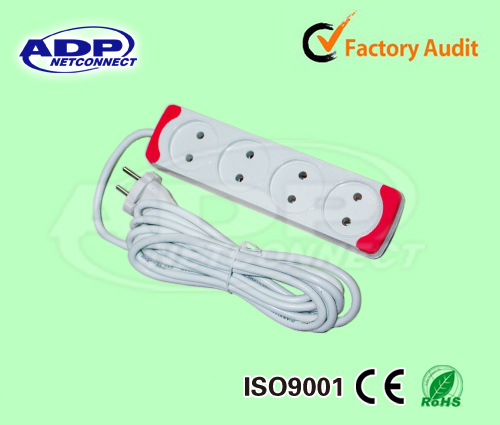 Electric Flexible Power Strip Outler Socket with Switch