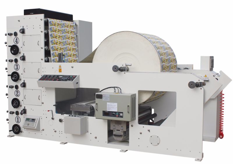 Four Color Paper Cup Flexo Printing Machine