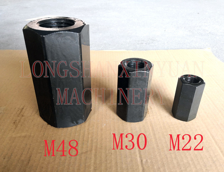 M22 Deluxe Steel High Hardness DIN6334 Coupling Nut