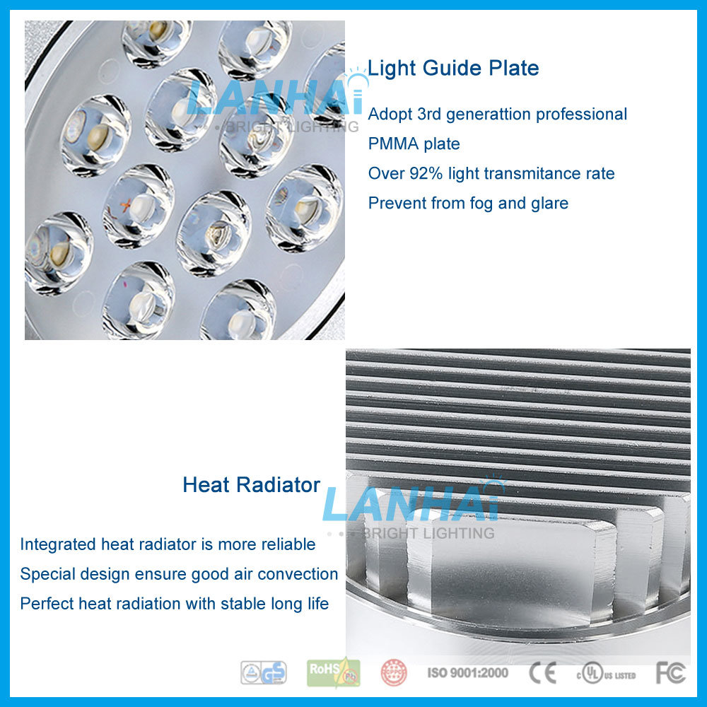 15W Ceiling Spotlight Downlight Aluminum White&Black Lamp Recessed LED Down Light