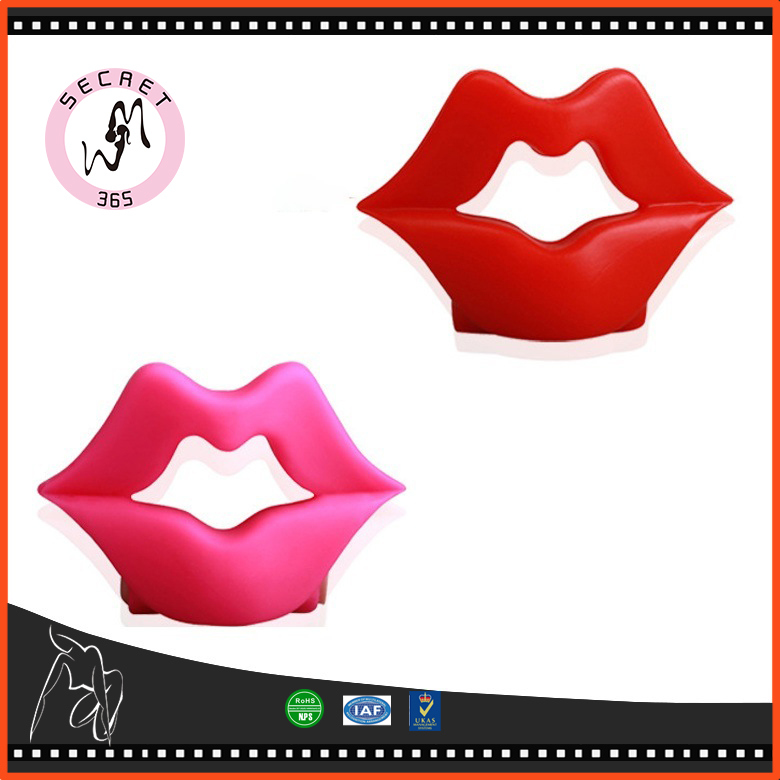 Silicone Kissing Lip Vibrating Cock Penis Sleeve Vibration Ring Cockring Vibrator Rings Men's Sex Adult Aid Toys