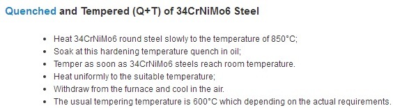 Factory Wholesale 34CrNiMo6 1.6582 Steel 30crnimo8 Steel Bars