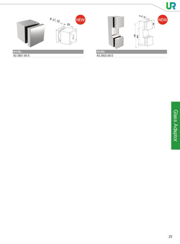 Stainless Steel Balustrade Glass Adaptor