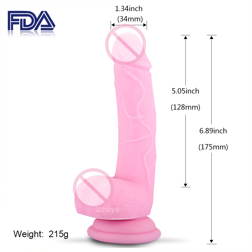 Adult Novelty Hot Selling Women Sex Toy Glass Dildo (DYAST396A)