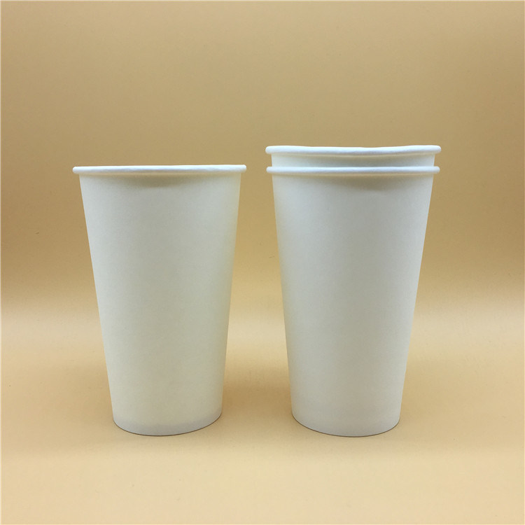 100% Compostable Disposable PLA Coffee Paper Cup Hot Drink Wholesale