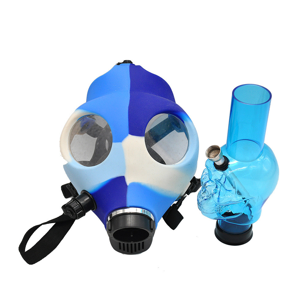 Smoking Hookah Shisha Silicone Mask with Pipe Dance Party Fashion Products