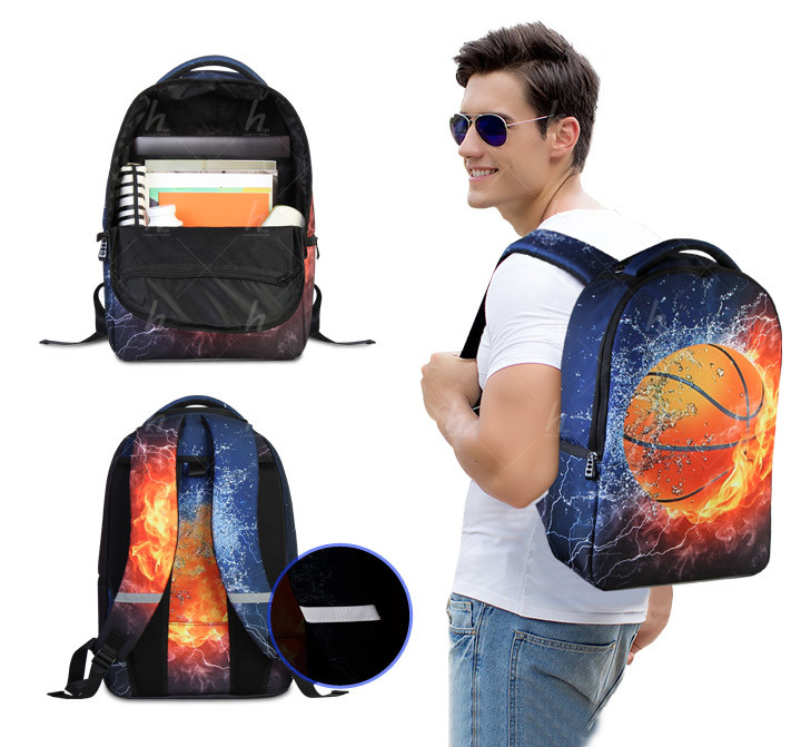 Fashion Multi Function Travel Bags Canvas School Backpack for Student