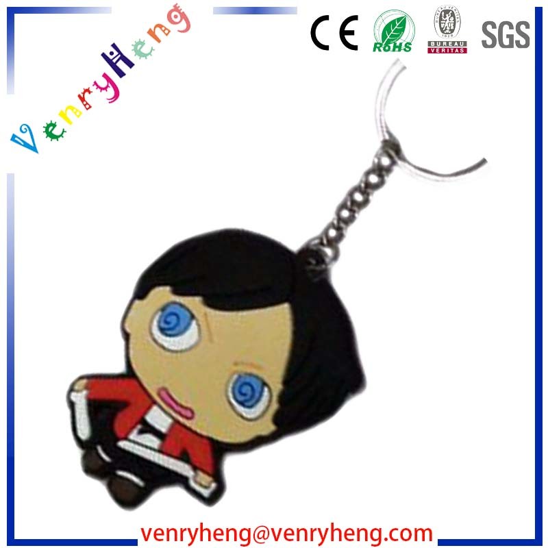 Hot Sales 3D Cartoon PVC Keychain for Promotion Gifts