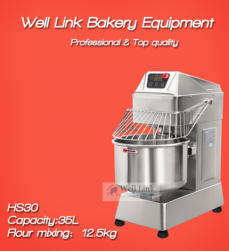 12.5kg Flour Kneading Machine/Bakery Dough Mixer/Bread Spiral Mixer