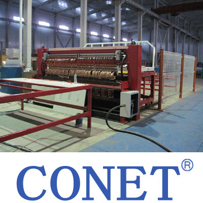 Conet Brand Semi-Automatic Welded Wire Fence Panels Making Machine (HWJ1200 with line wire and cross wire 3-8mm)