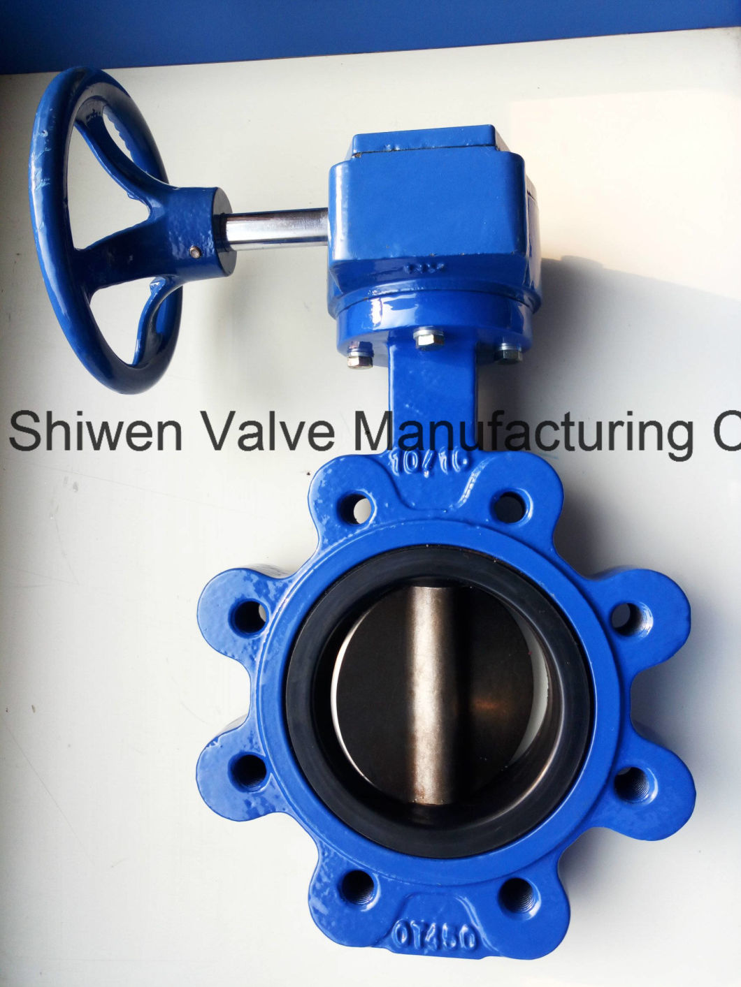 Ductile Iron Lugged Type Butterfly Valve with Gear Actuator