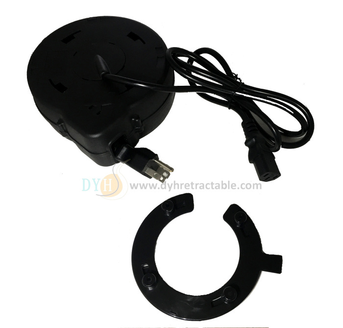 American Us Standard Plug Retractable Power Cable Reel