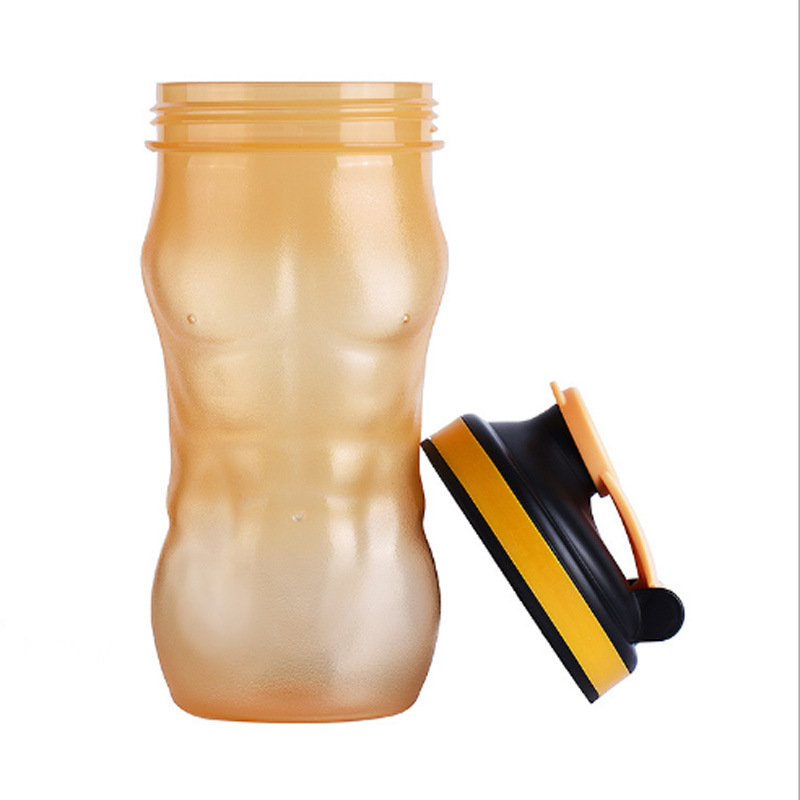 850ml Plastic Leisure Sports Body Building Protein Powder Shaker Bottle