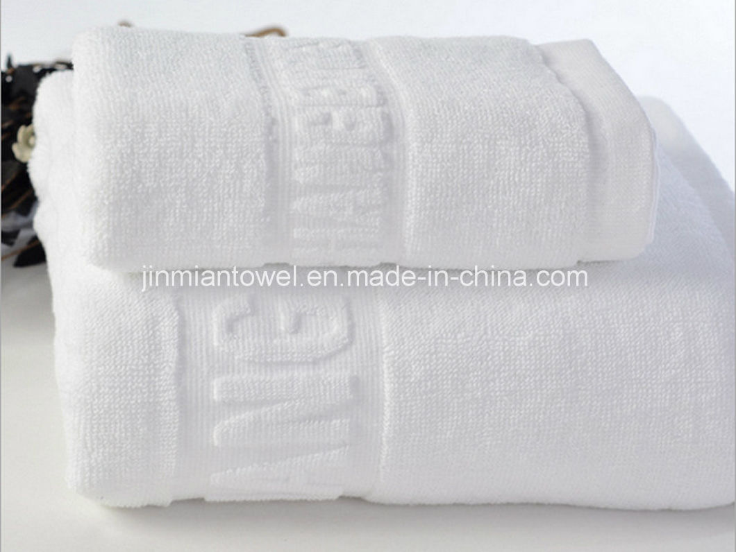 Wholesale 100% Cotton Plain Dyed Custom Promotional Logo Hotel Towel