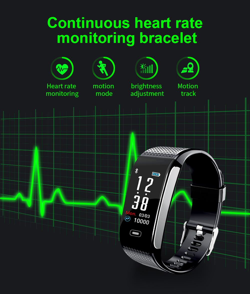 Wholesale Waterproof IP67 Heart Rate Blood Pressure Monitoring Smart Bracelet