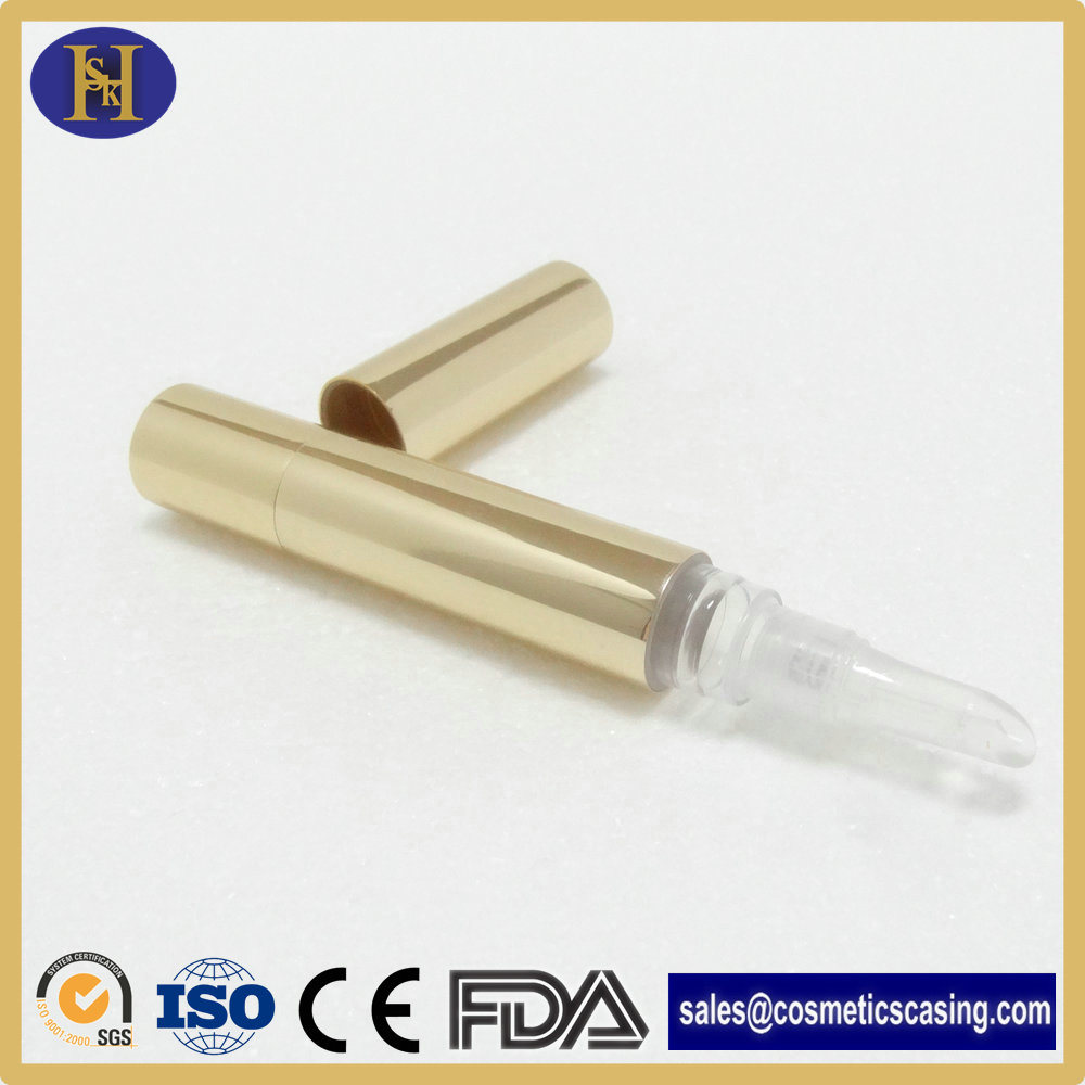 5ml 10ml Teeth Gold Aluminum Whitening Cosmetic Airless Pen