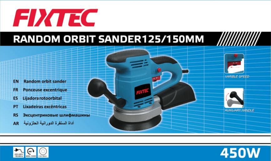 Fixtec Power Tool 450W 125mm and 150mm Electric Rotary Sander