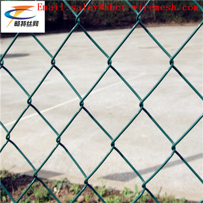 Anping Sales Well! ! PVC Chain Link Fencing Wire Mesh (ISO9001)