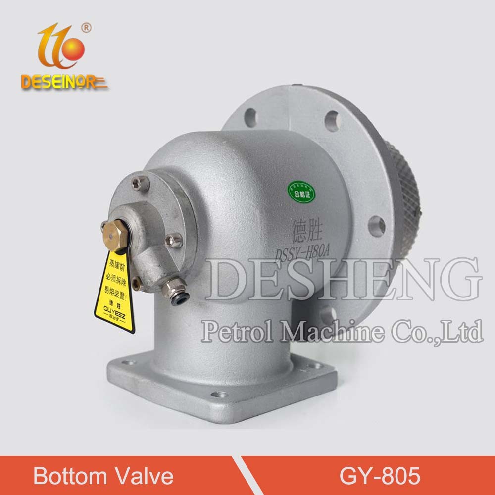 3inch Aluminum Pneumatic Bottom Valve