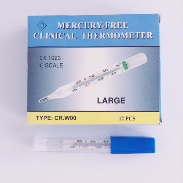 Medical Grade Hospital Clinic Use Mercury Oral Thermometer