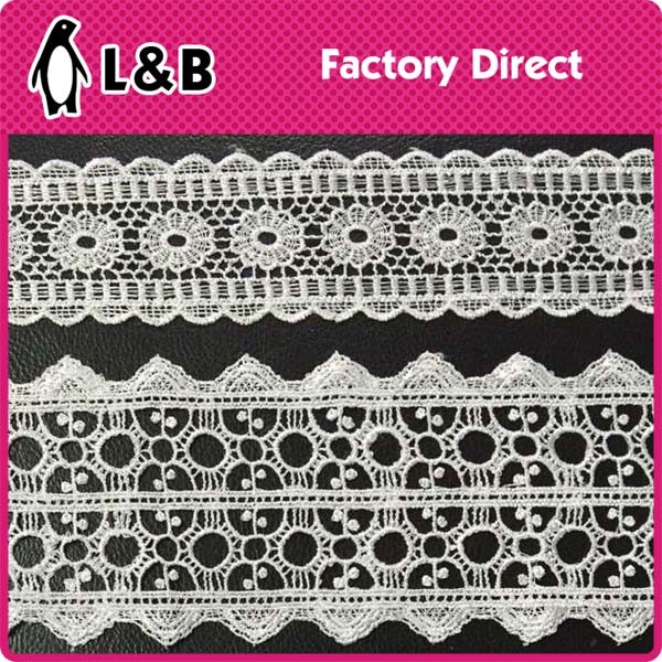 New Arrival Decorative Lace 100% Polyester Sewing Lace Trim