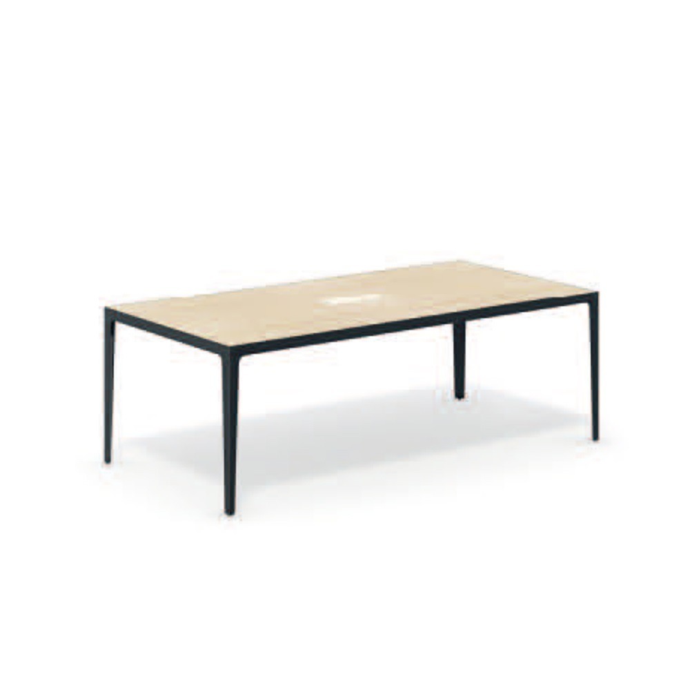 Modern Simple Industrial Office Metal Legs Meeting Table (YY-C0122)